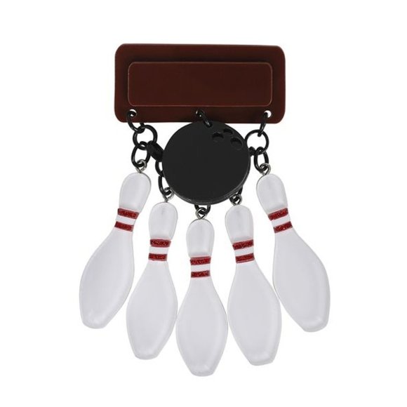 Collectif Bowling Pins Brooch, NWT - Picture 1 of 4